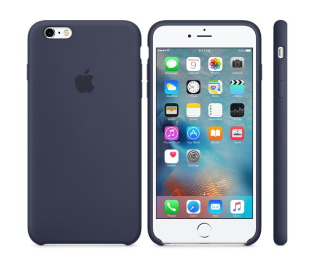 APPLE iPhone 6s Plus Silicone Case Midnight Blue MKXL2ZM/A - 259488 - zdjęcie